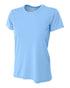 A4 Women's Cooling Performance Crew, Sizes 2XL-4XL (NW3201), Color 'Light Blue'
